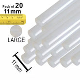 Pack Of 20 - 11Mm - Large Glue Sticks